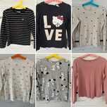 Paczka koszulek z długim rękawem H&M 122/128