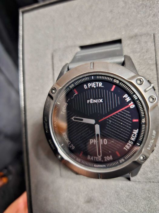 Garmin Fenix 6x Sapphire Black DLC. Jak nowy!