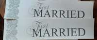 Srebrne tablice rejestracyjne dla nowożeńców