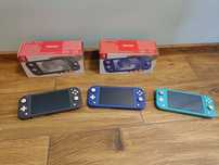 Konsole Nintendo switch lite 3 sztuki uszkodzone