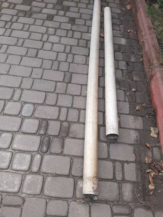 Алюминиевая труба круглая 86 мм б/у