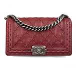 Срочно! Сумка Chanel Boy Bag Burgundy (винный/бордовый)