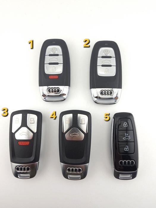 Корпус смарт-ключа Audi Q5 A4 A5 A6 A7 A8 RS4 RS5 S4 S5