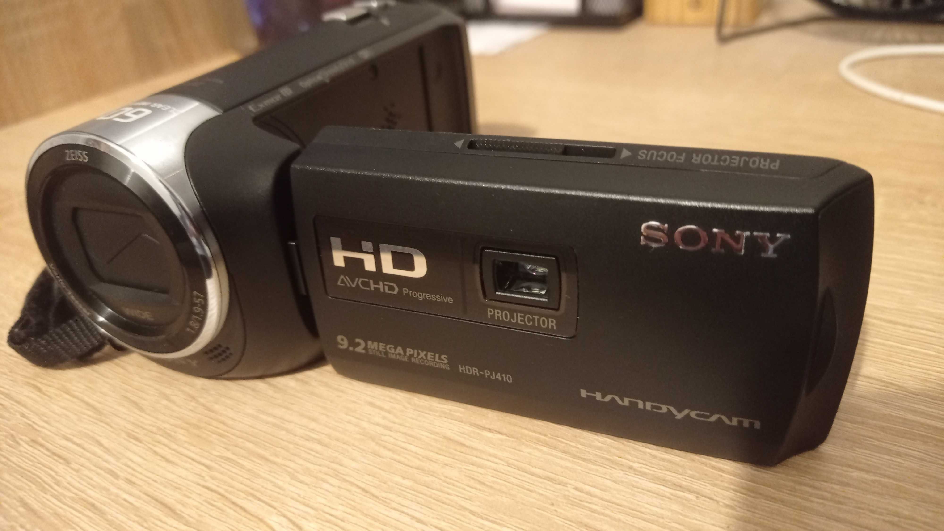 Kamera cyfrowa Sony HDR-PJ410 z projektorem czarna