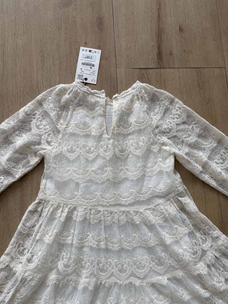 Святкова нарядна сукня 1 вересня святкове плаття платье Zara 128 7-8