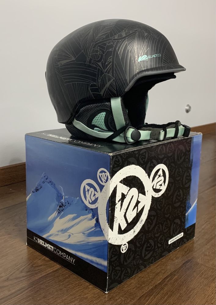 Kask narciarski snowboardowy K2 ALLY PRO ze słuchawkami XS (48-51 cm)