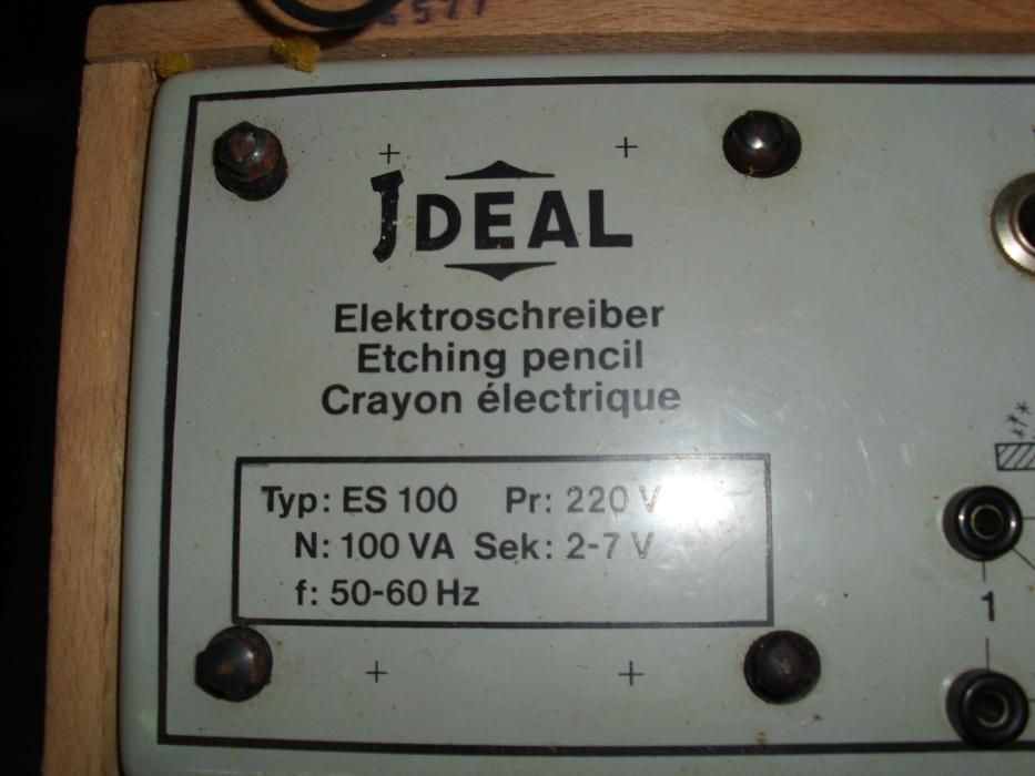 Lápis Electrico Para Decapagem e inscrição em peças metálicas. RARO
