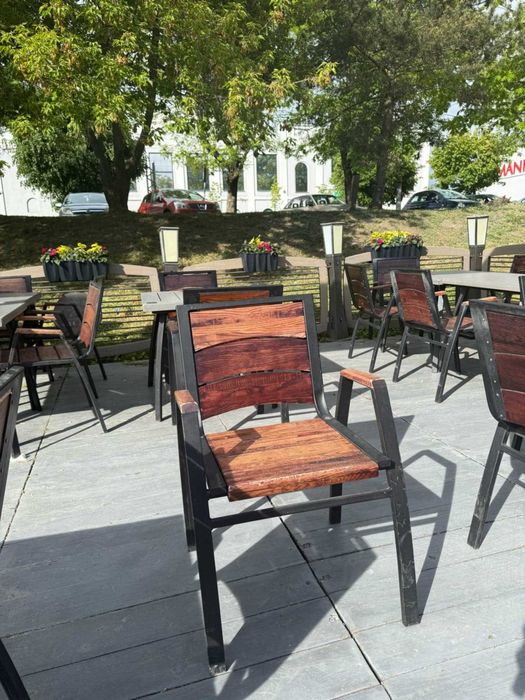 Sprzedam krzesła do ogródka piwnego (browarskie)