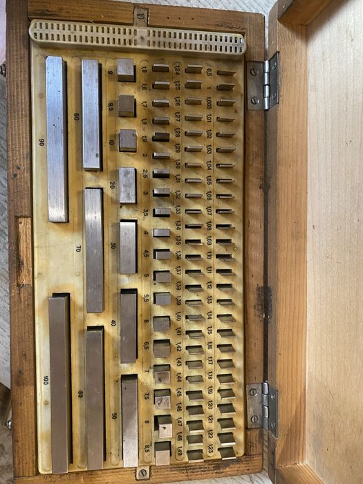 Набор концевых мер СССР в хорошом состоянии