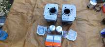 Cylindry JAWA TS 350 Jak nowe po szlifie 12V cylinder prawy lewy PAL