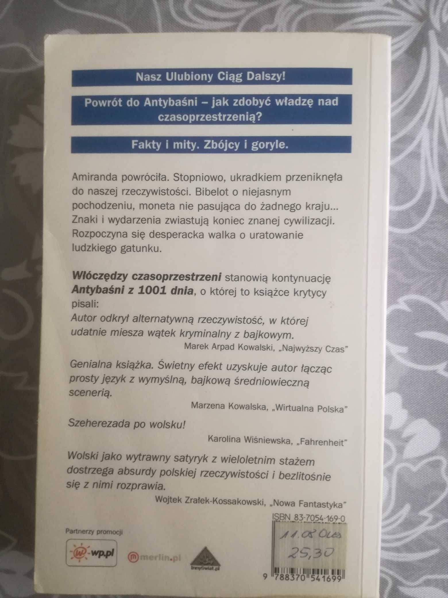 Książka, 'Włóczędzy czasoprzestrzeni' - Marcin Wolski