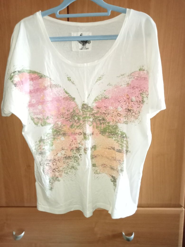 Bluzka bluzeczka t-shirt na krótki rękaw dunnes stores