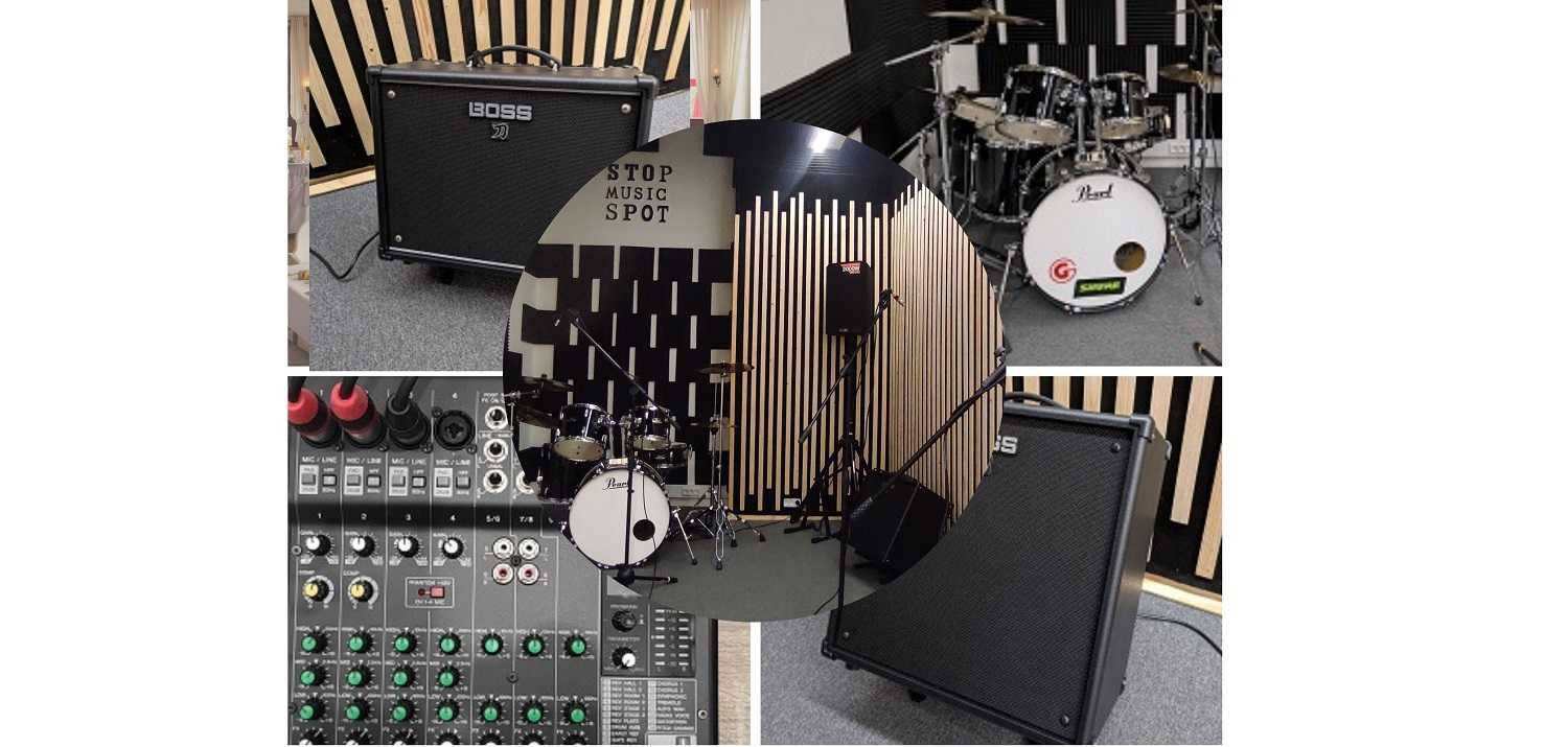 Sala de ensaio para músicos