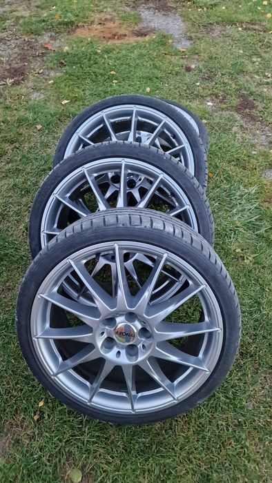 Felgi RONAL 19'' x 8j 5x112 et35 opony letnie Hankook 225/35 19 koła