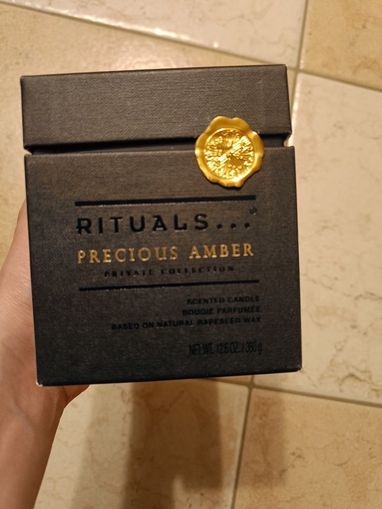 Rituals Precious Amber Scented Candle świeca zapachowa 360 g nowa