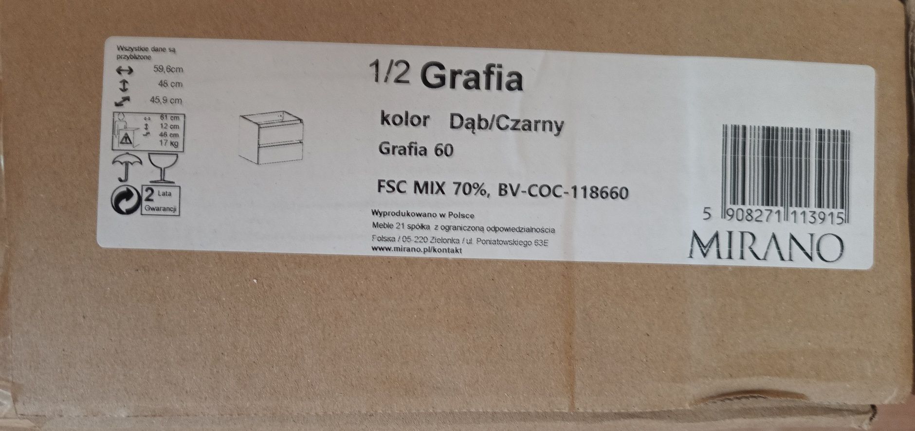 Szafka pod umywalkę.