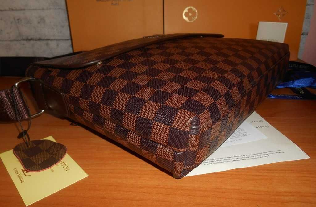 Męska torba aktówka teczka Louis Vuitton, skóra 45-23