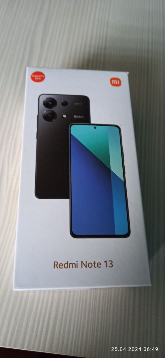 Smartfon XIAOMI Redmi Note 13  8/256GB 6.67" 120Hz Czarny