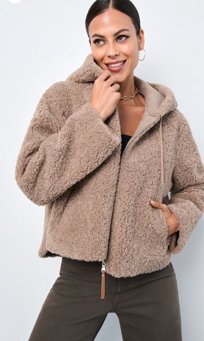 Куртка жіноча з екохутра тедді