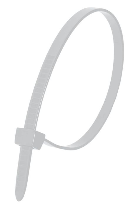 Opaski zaciskowe nylonowe białe 4,8x370 mm - 25 szt. DEDRA