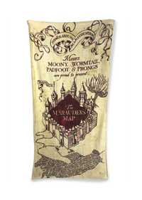 Magiczny ręcznik Harry Potter inspirowany Mapą Huncwotów - oryginalny