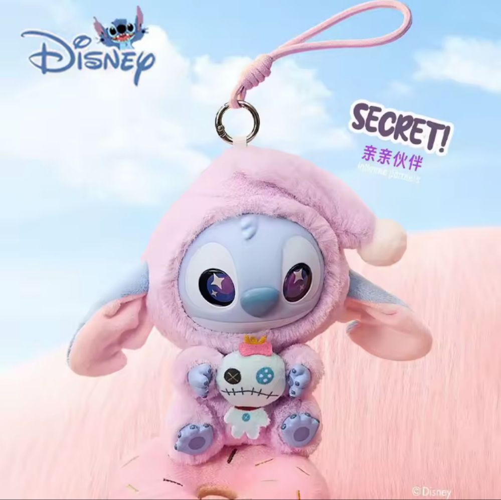 Стич Disney Lilo and Stitch брелок в коробке  в стиле Лабубу