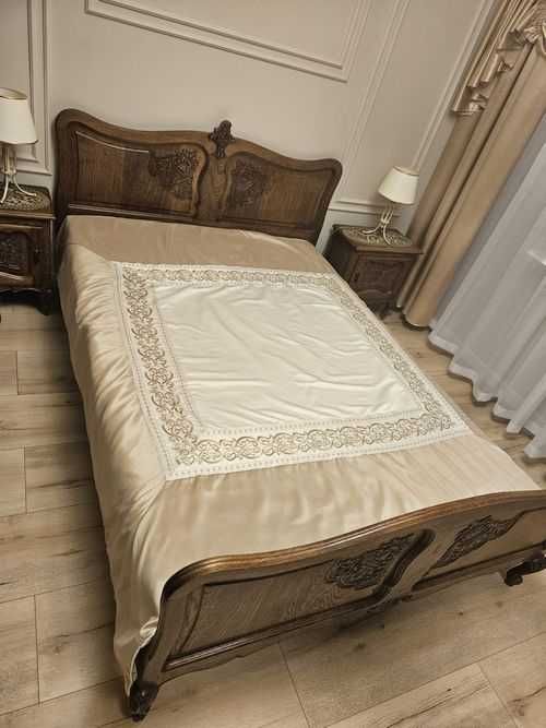 Ozdobna,złota poszwa-narzuta