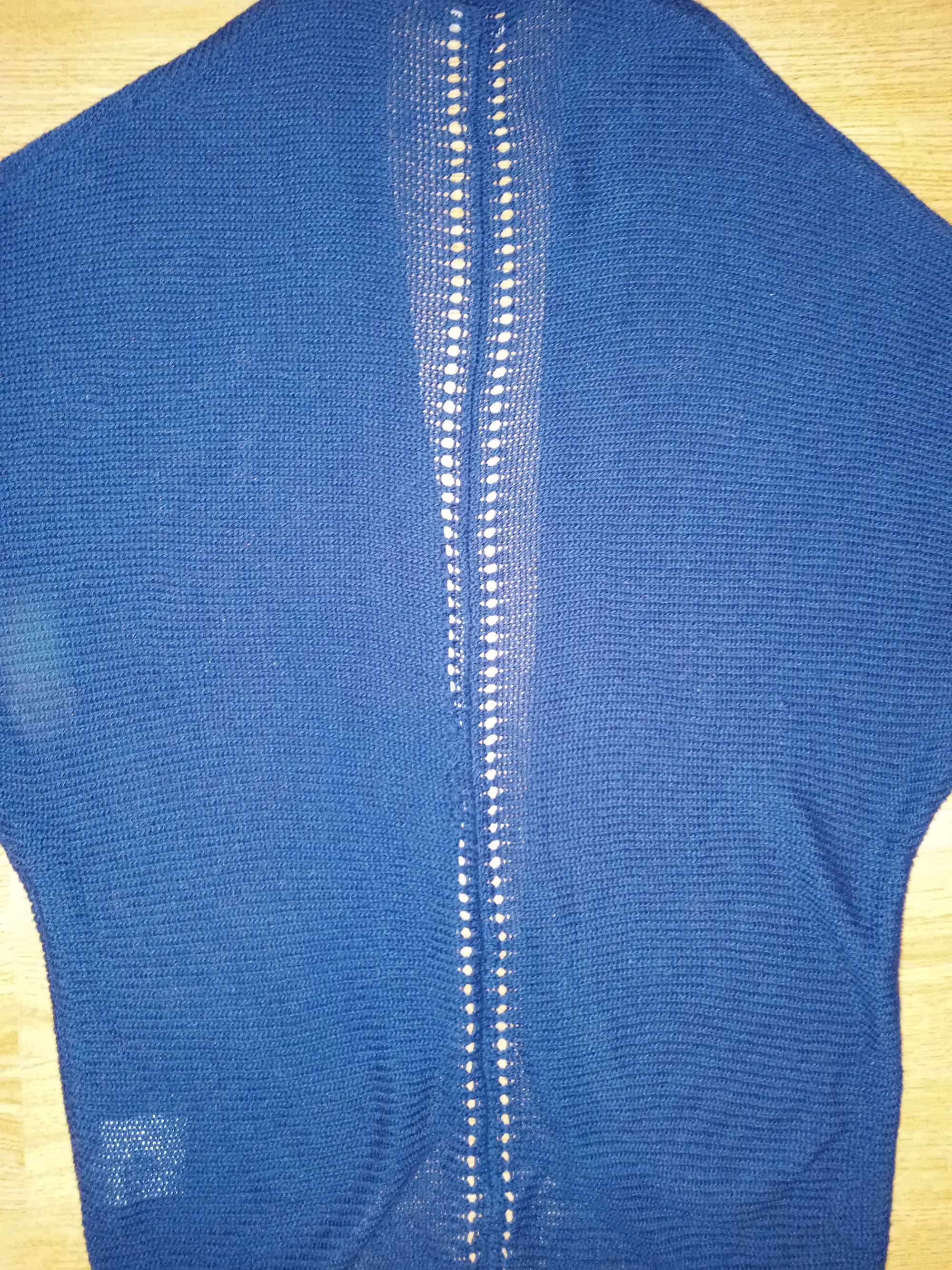Narzutka sweter blue seven ala nietoperz r38 granatowy