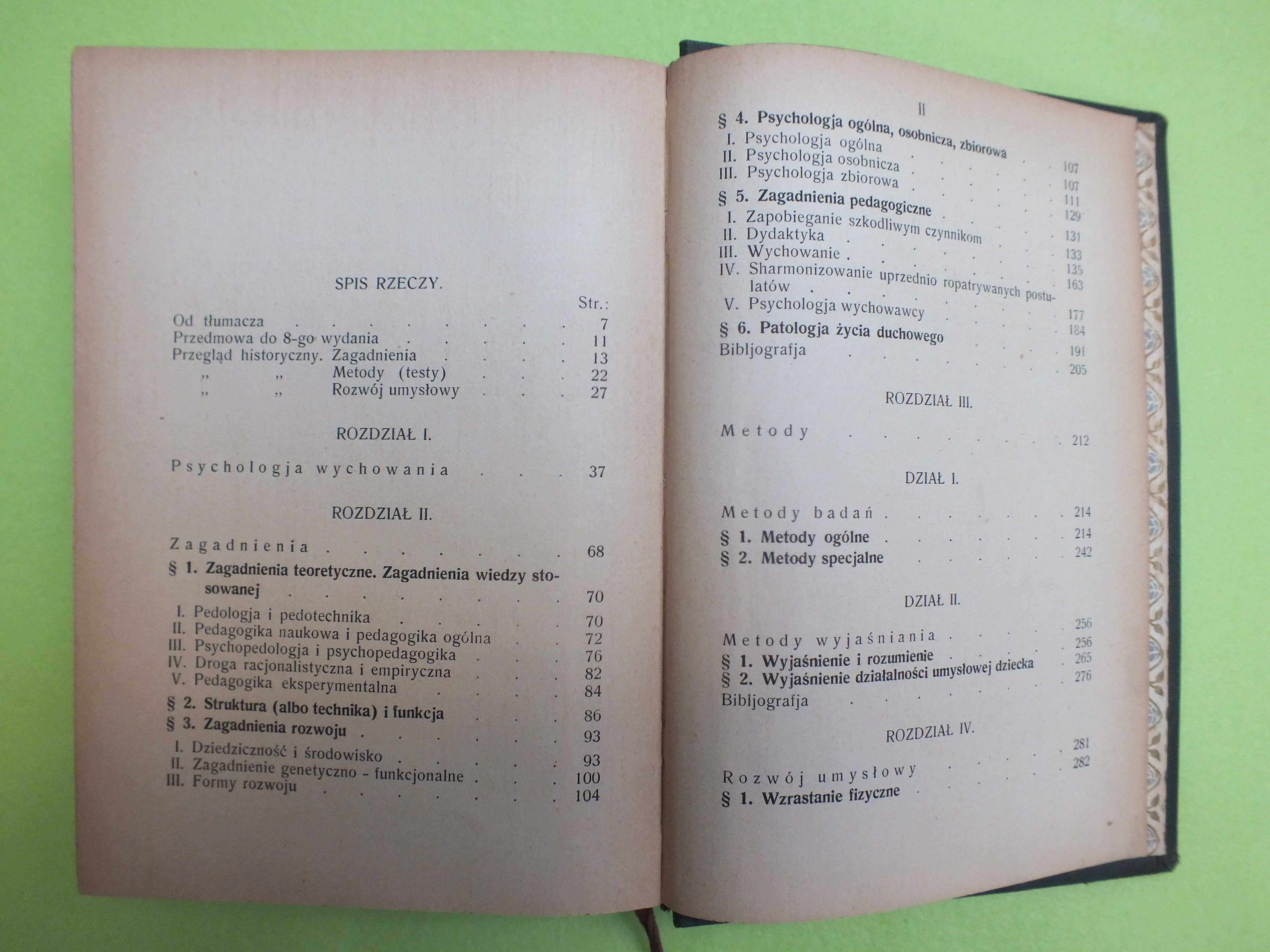 Psychologja dziecka.Pedagogika eksperymentalna CLAPAREDE 1927 -Unikat