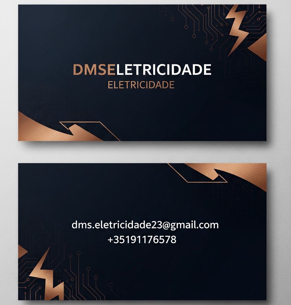 Serviços de eletricista e reparação de instalação