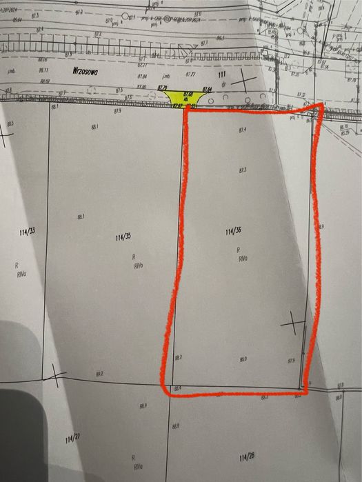 Dzialka budowlana Gołebiewo Wielkie