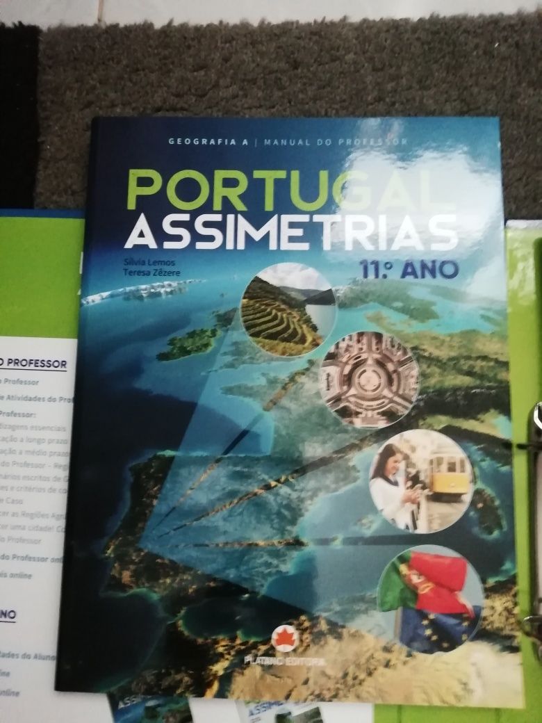 Assimetrias Portugal  - GEOGRAFIA A - 11.º ANO Ver. do Professor NOVOs