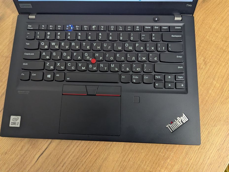 Ноутбук Lenovo Thinkpad t14s/ i7 10th/16gb/256gb/ FHD IPS сенсорний