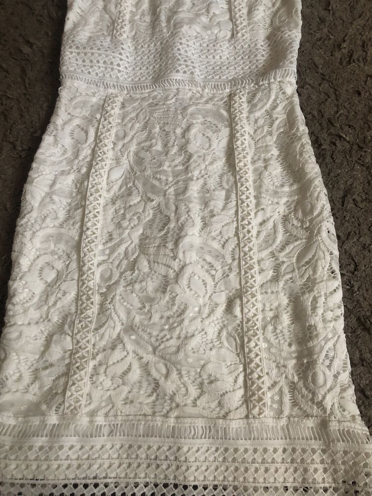 Платье сукня біла плаття кружевное нарядное белое праздничное кружевне