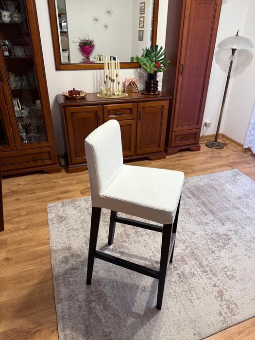 Hokery 4 sztuki z wymienymi pokrowcami