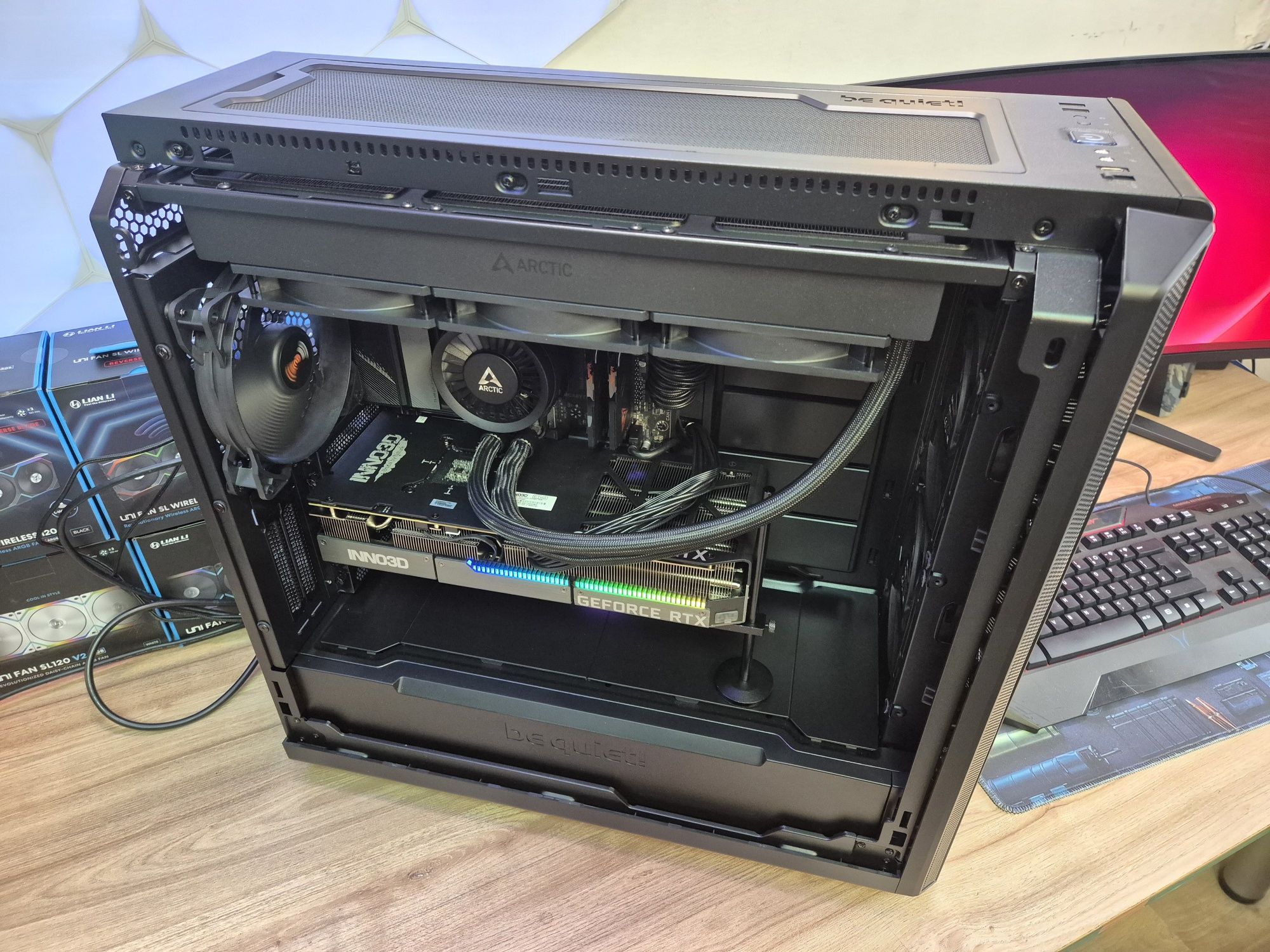 Gaming PC Ryzen 7 7800X3D 32GB RTX 4080 2TB Windows 11 Pro BeQuiet