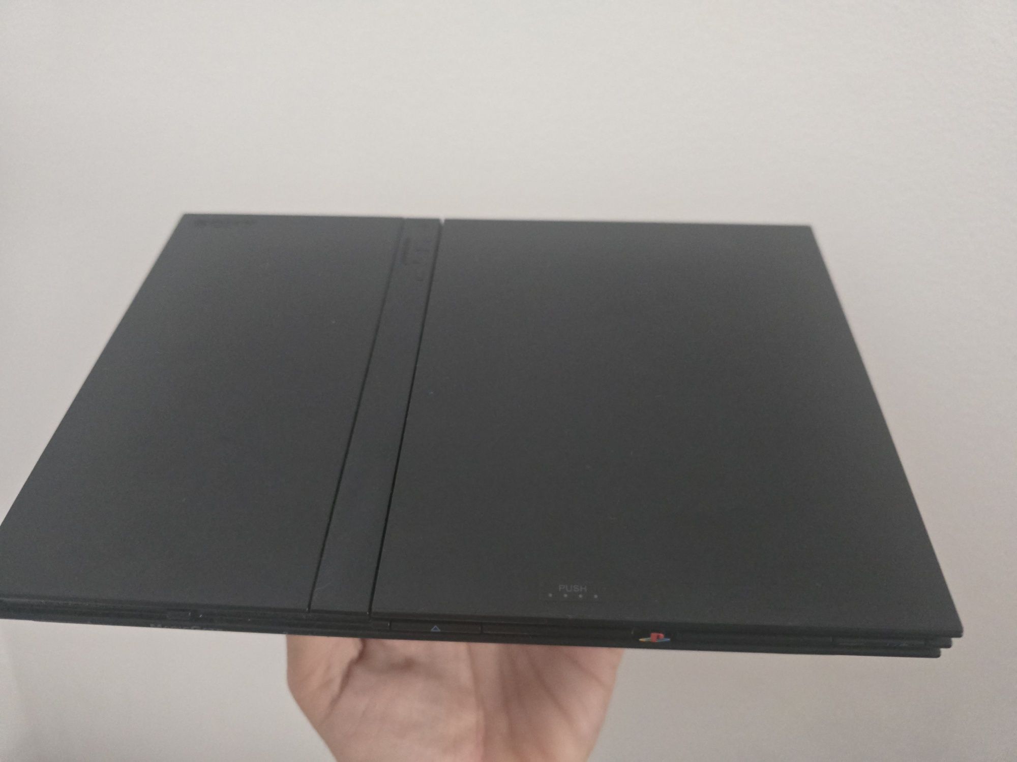 Playstation 2 slim (ps2) + comando + eyetoy + jogos