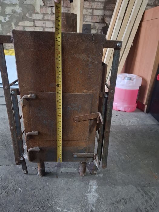 В продаже буржуйка без труб для дымохода