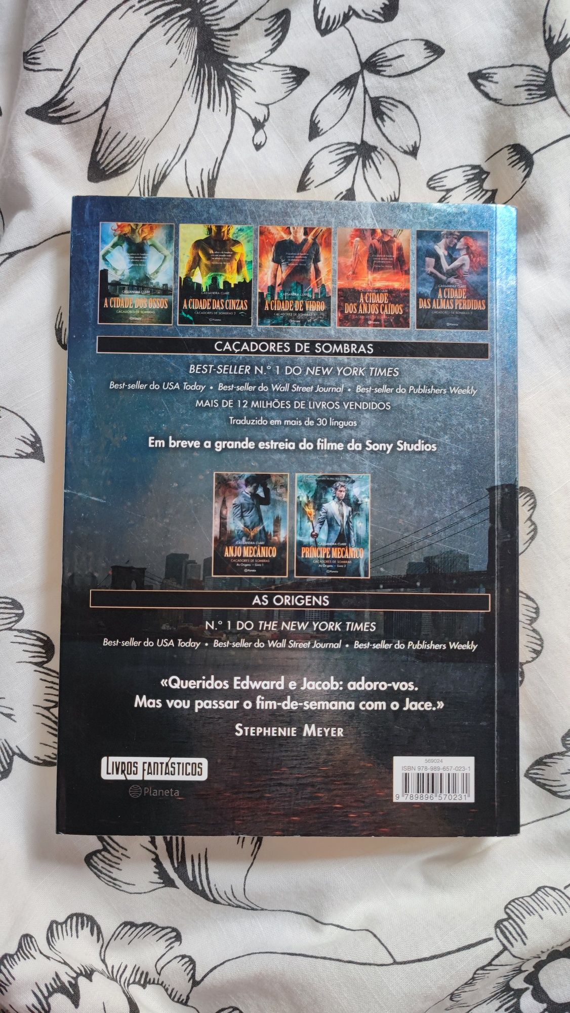 Livro "A Cidade Dos Ossos - caçadores de sombras" - Cassandra Clare