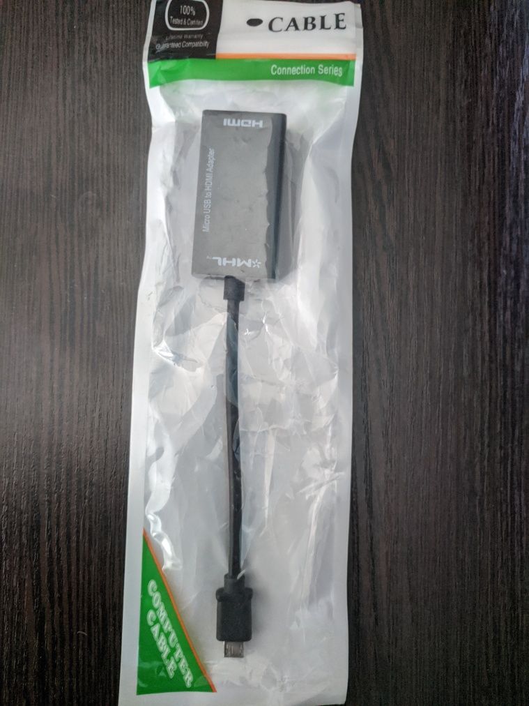 Перехідник HDMI - micro USB підходить для підключення мобільних до тел