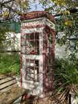 Cabine telefónica decoração
