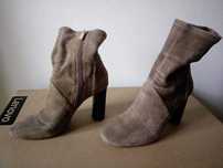 botas zara 35 com salto bejes