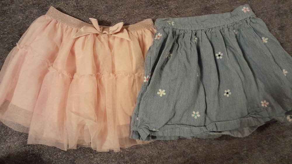 Spódniczki 2 tiulowa i w kwiatki