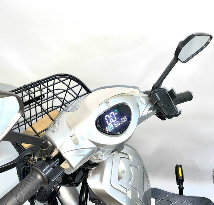 Електровелосипед Crosser E-Delta 800W 60V/15Ah 17 колеса - Сірий