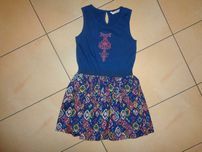 GORGEOUS oryg. granatowa boho etno sukienka letnia jak nowa 9 lat