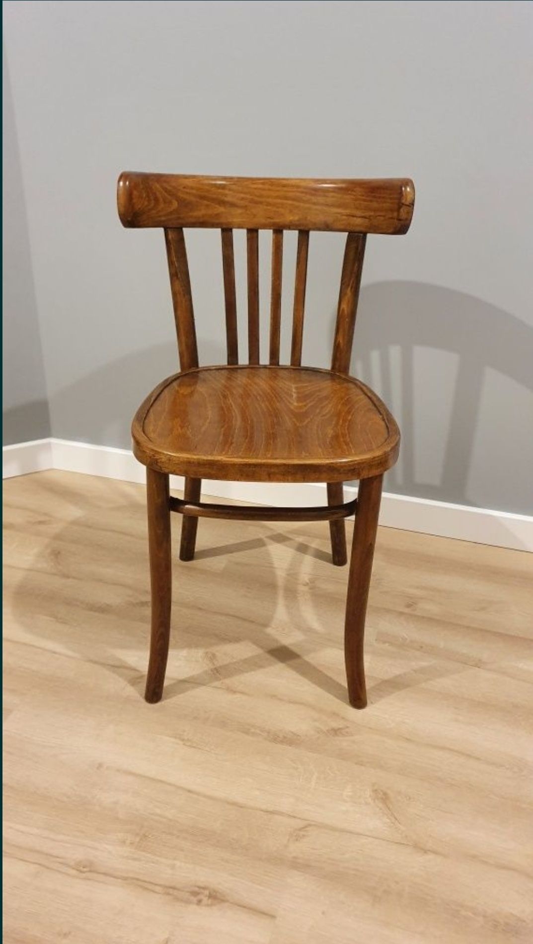 Zestaw stół z krzesłami 120x80, 3 krzesła Patyczak PRL