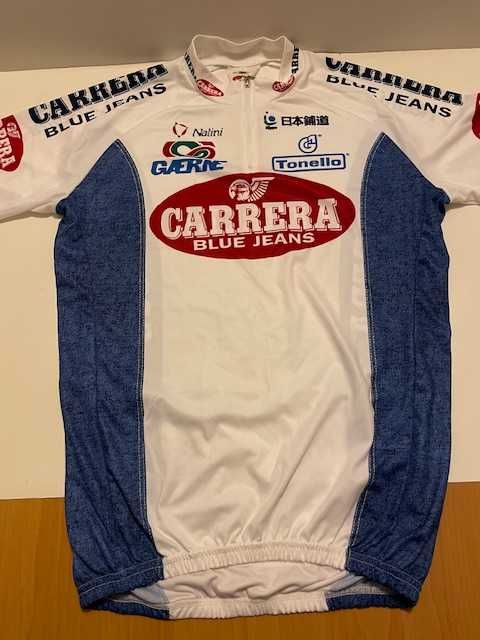 koszulka kolarska retro zawodowej grupy Carrera Nalini rozmiar 7-XL