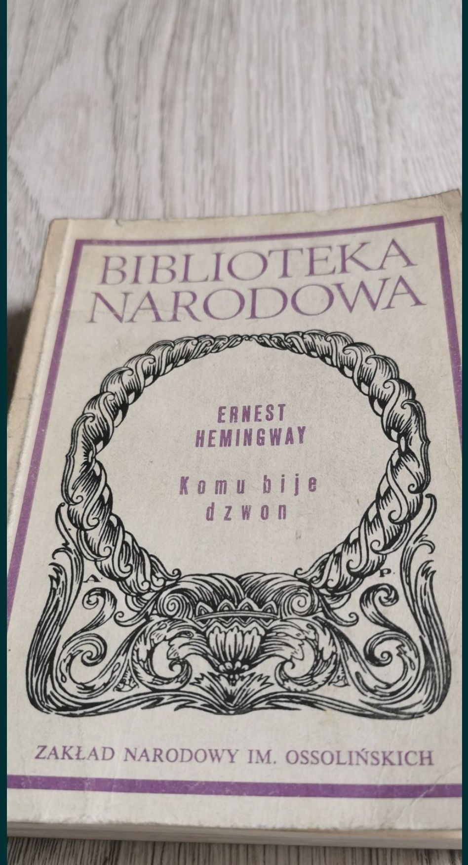 Biblioteka Narodowa  Ernest Hemingway Komu bije dzwon