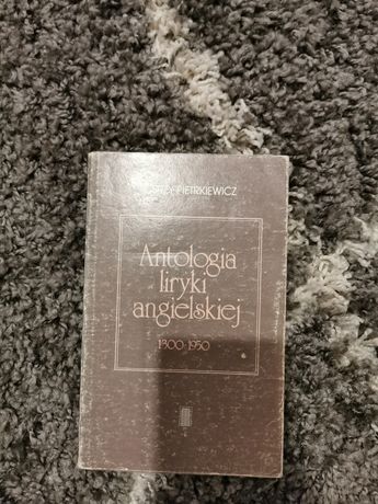 Jerzy Pietrkiewicz Antologia liryki angielskiej