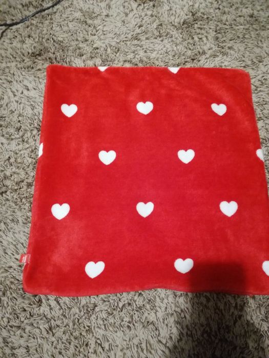 Poszewka polarowa serduszka serca Home&You